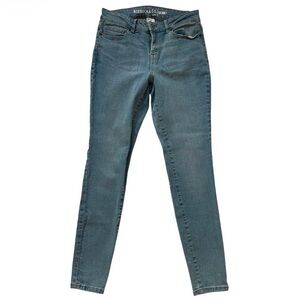 Robuck & Co. Women's 8 Classic Blue Skinny Denim Jeans High Rise med Wash